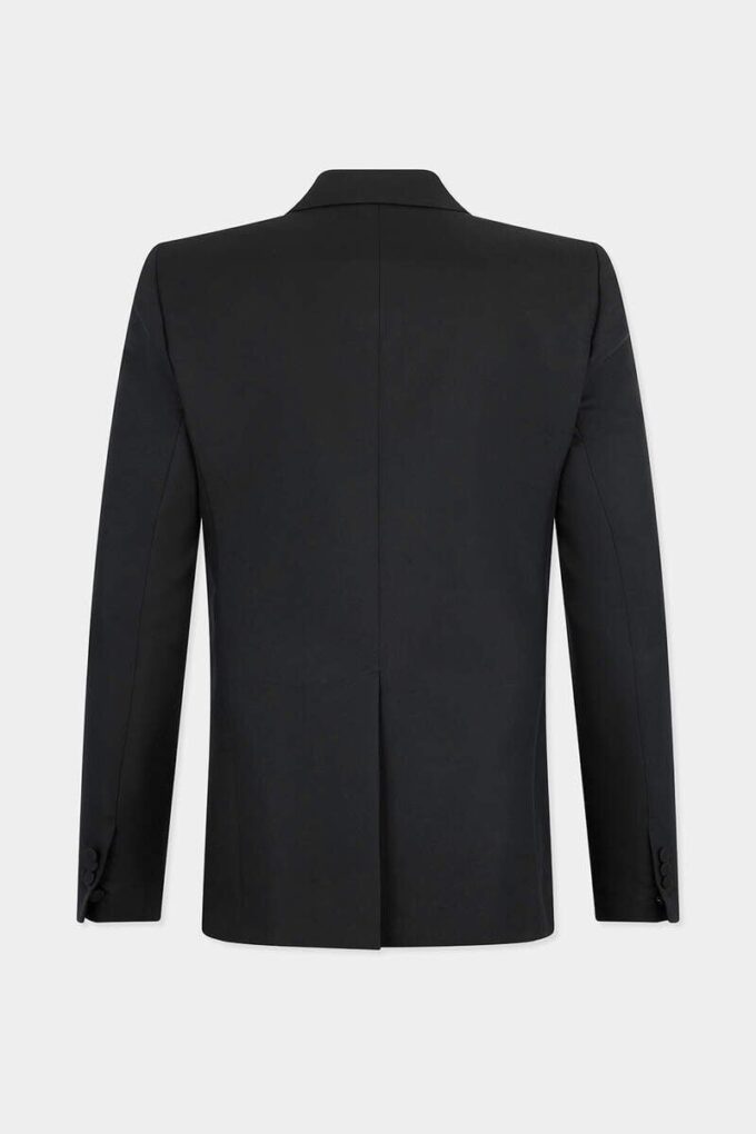 Blazer des années 70 à col brodé