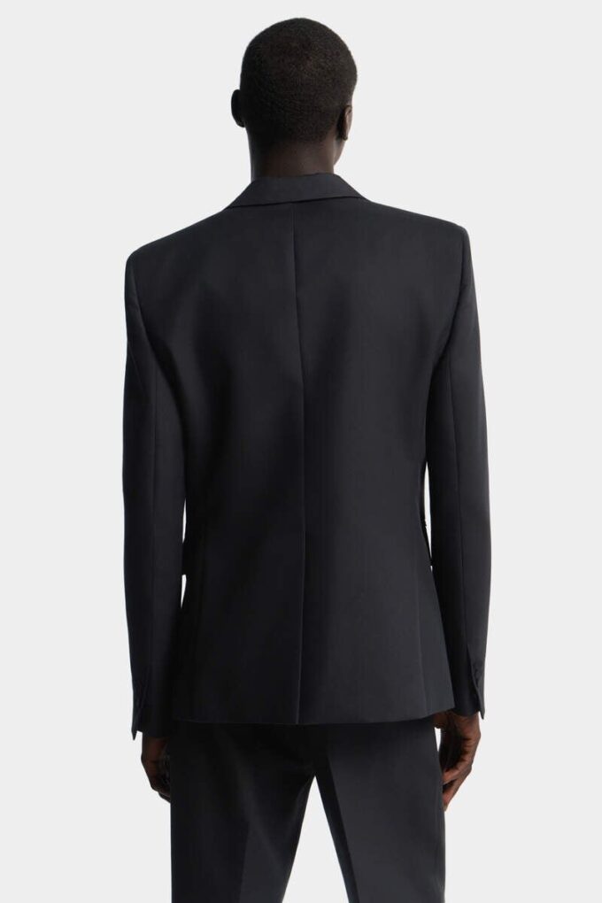 Blazer des années 70 à col brodé
