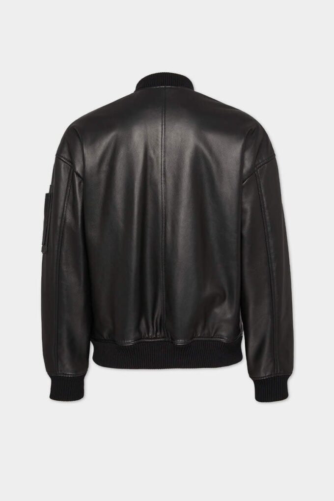 Blouson aviateur en cuir Blouson aviateur en cuir