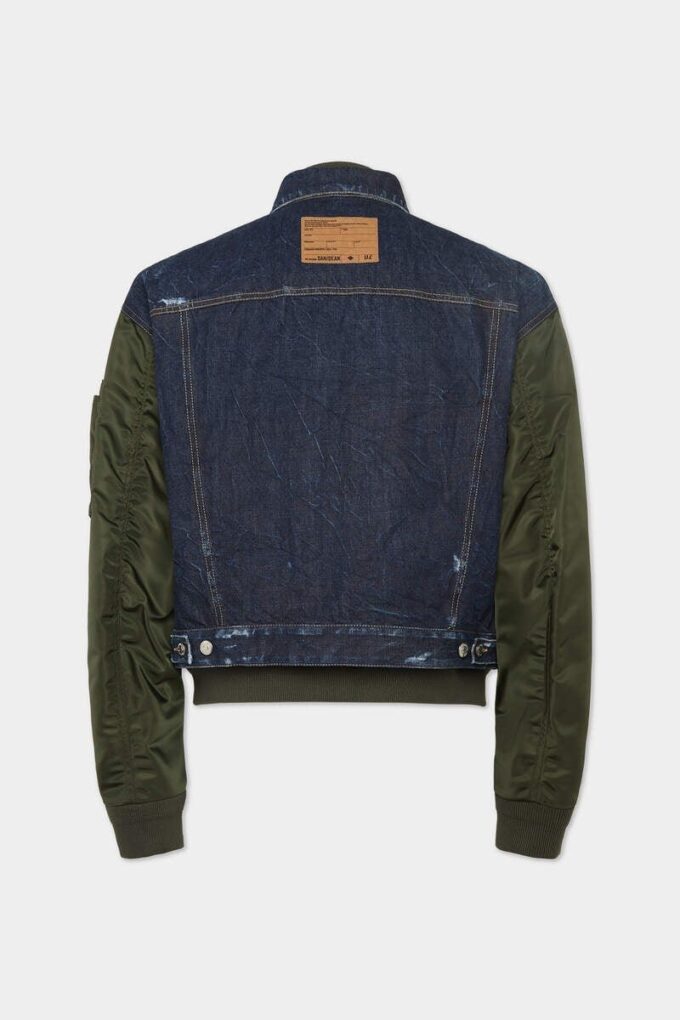 Blouson aviateur hybride foncé