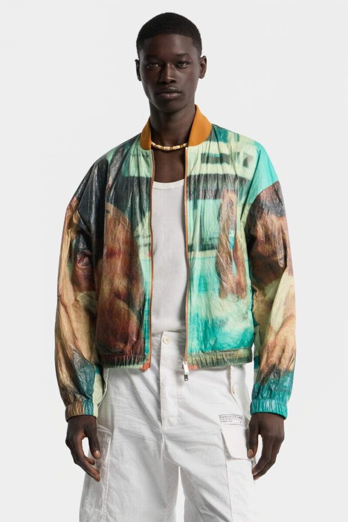 Blouson aviateur Tom Bianchi X D2 80’S Blouson aviateur Tom Bianchi X D2 80’S