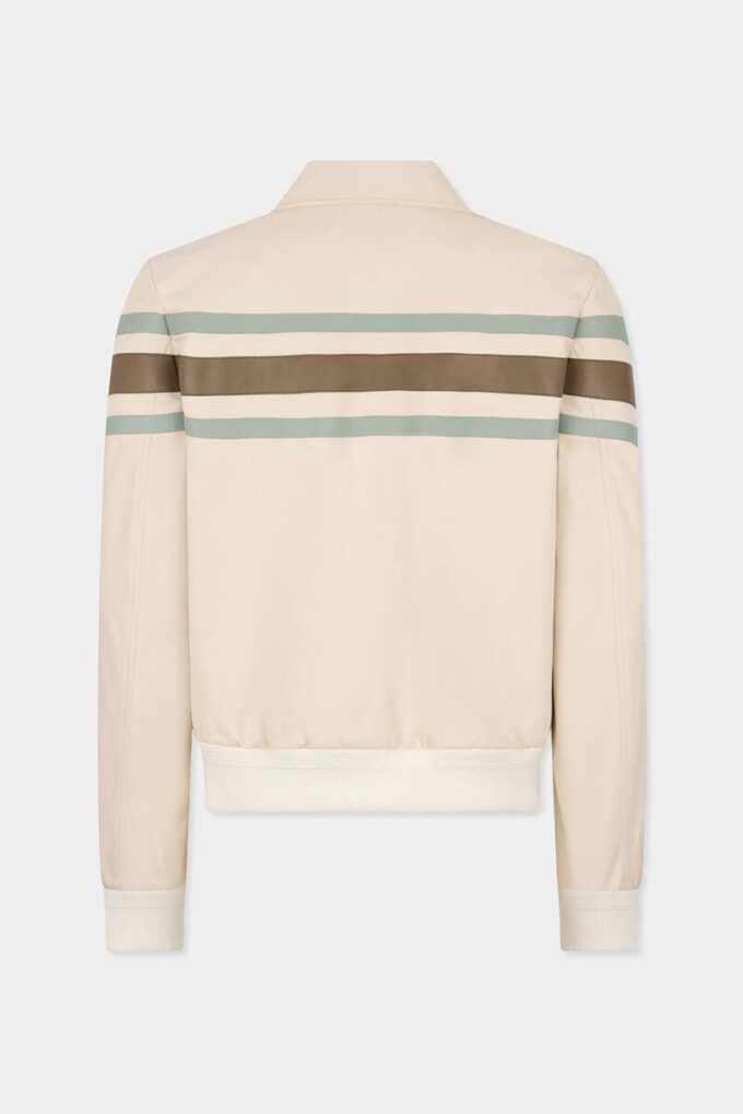 Blouson en cuir preppy Blouson en cuir preppy
