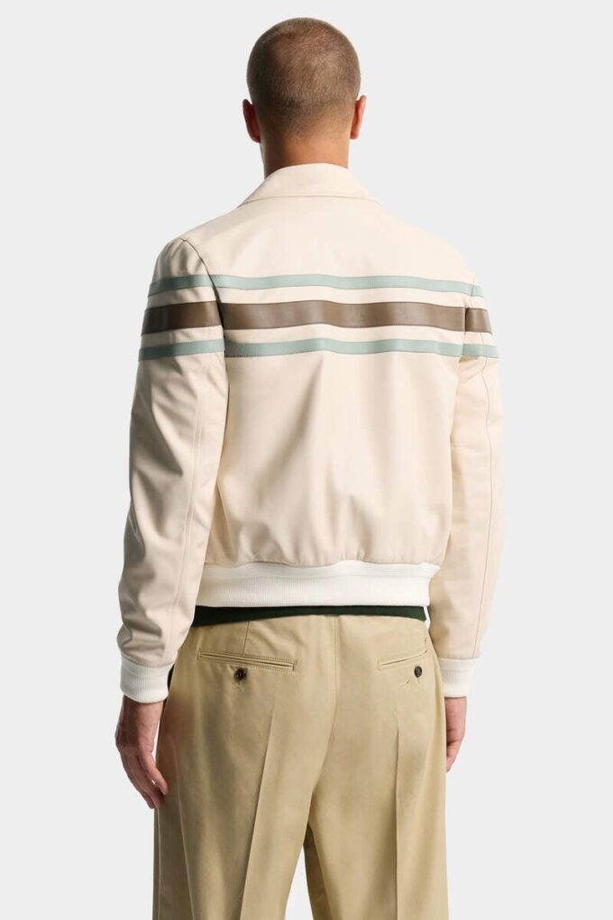 Blouson en cuir preppy Blouson en cuir preppy