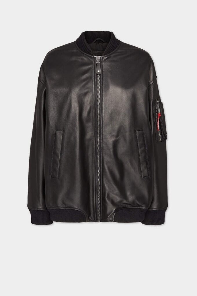 Bomber oversize en cuir Cyprus Bomber oversize en cuir Cyprus