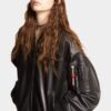 Bomber oversize en cuir Cyprus Bomber oversize en cuir Cyprus