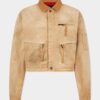 Bomber utilitaire délavé teint en pièce Bomber utilitaire délavé teint en pièce