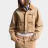 Bomber utilitaire délavé teint en pièce Bomber utilitaire délavé teint en pièce