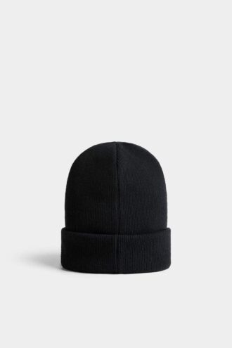 Bonnet en tricot avec logo Dsquared2 Bonnet en tricot avec logo Dsquared2