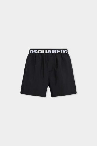 Boxer de bain mi-long avec logo Dsquared2