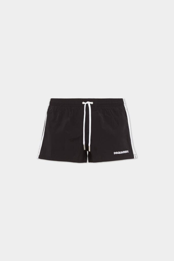 Boxer de bain mi-long avec logo Dsquared2
