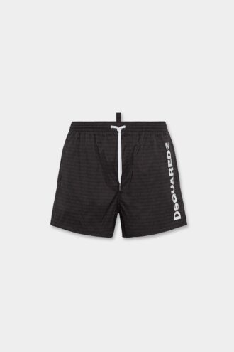 Boxer de bain mi-long avec logo Dsquared2