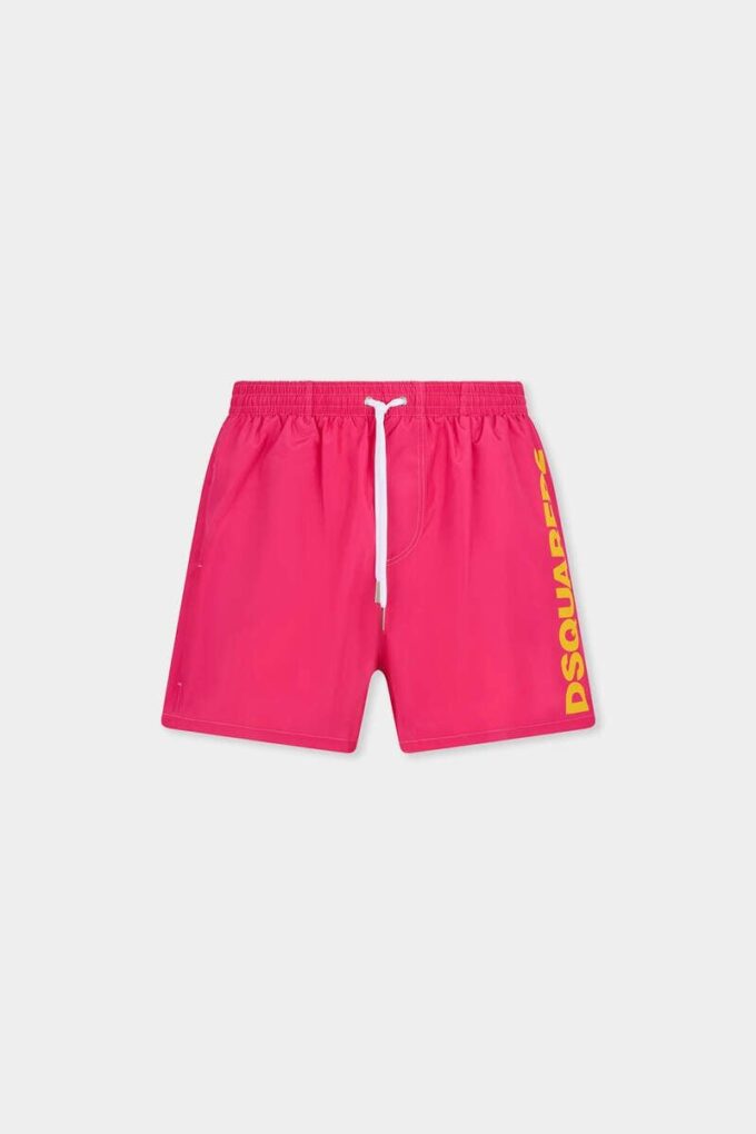 Boxer de bain mi-long avec logo Dsquared2
