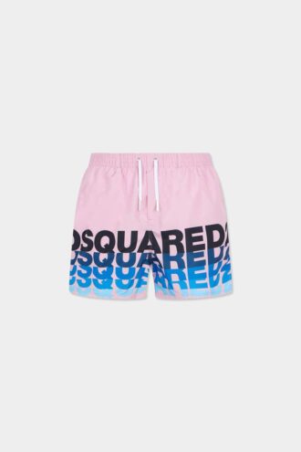 Boxer de bain mi-long avec logo Dsquared2