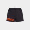 Boxer de bain mi-long avec logo Dsquared2