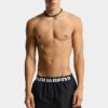 Boxer de bain mi-long avec logo Dsquared2