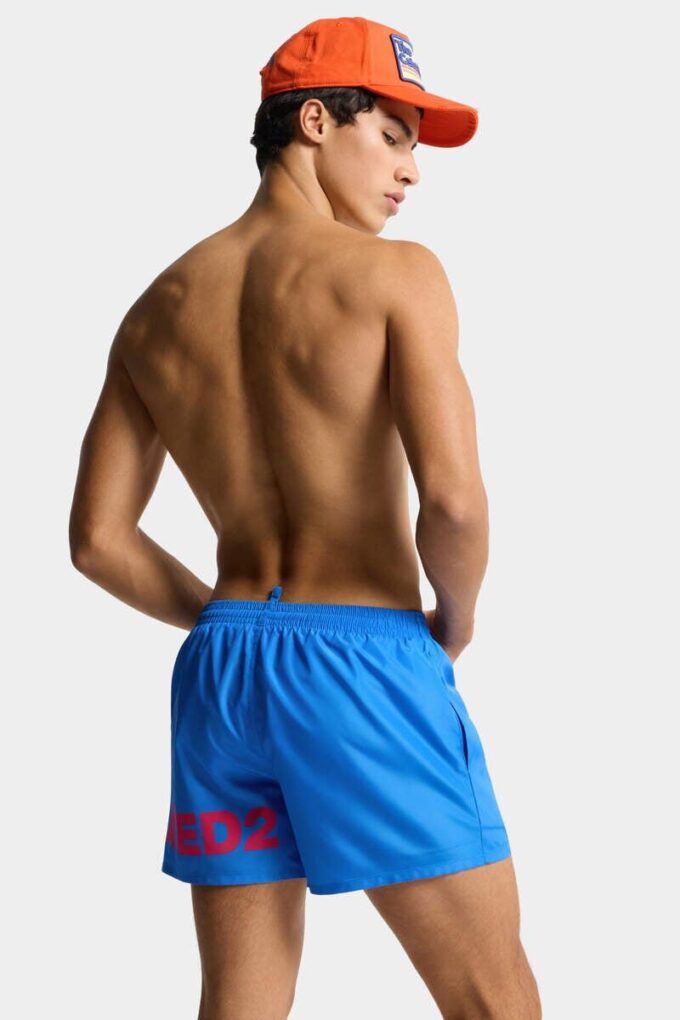 Boxer de bain mi-long avec logo Dsquared2
