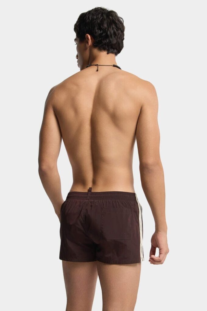 Boxer de bain mi-long avec logo Dsquared2