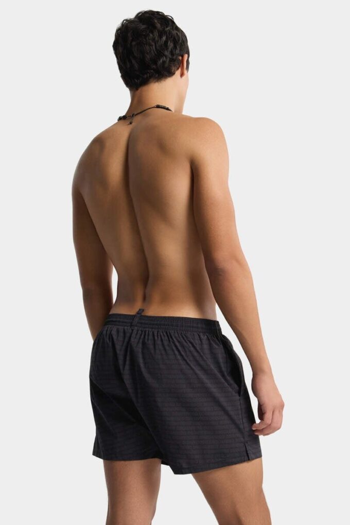 Boxer de bain mi-long avec logo Dsquared2