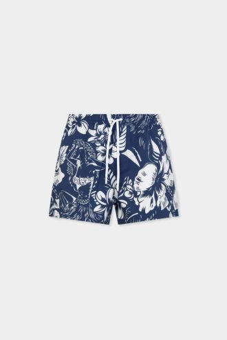 Boxer de bain mi-long Dancing Flowers