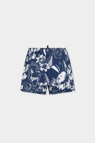 Boxer de bain mi-long Dancing Flowers