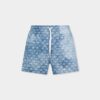 Boxer de bain mi-long à monogramme D2