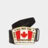 Ceinture avec plaque drapeau canadien Ceinture avec plaque drapeau canadien
