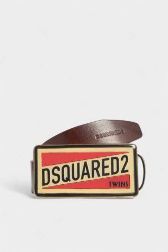 Ceinture avec plaque logo Dsquared2