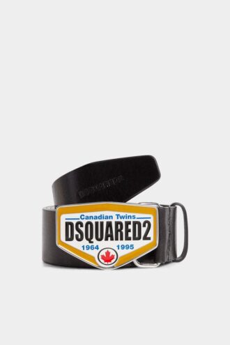 Ceinture avec plaque logo Dsquared2