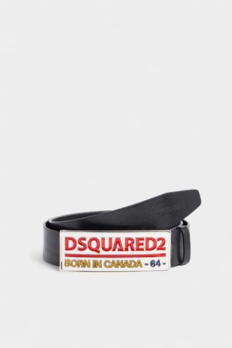 Ceinture avec plaque logo Dsquared2