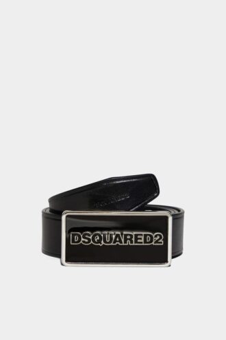 Ceinture avec plaque logo Dsquared2