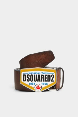 Ceinture avec plaque logo Dsquared2