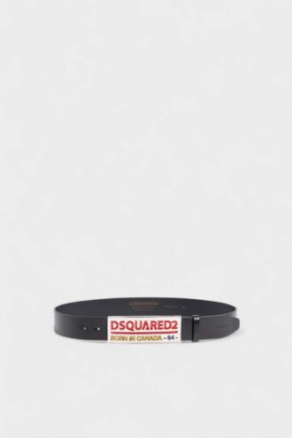 Ceinture avec plaque logo Dsquared2