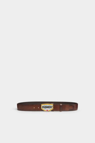 Ceinture avec plaque logo Dsquared2