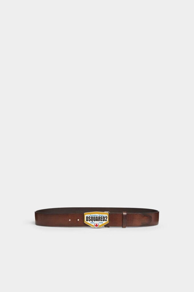 Ceinture avec plaque logo Dsquared2