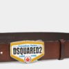 Ceinture avec plaque logo Dsquared2