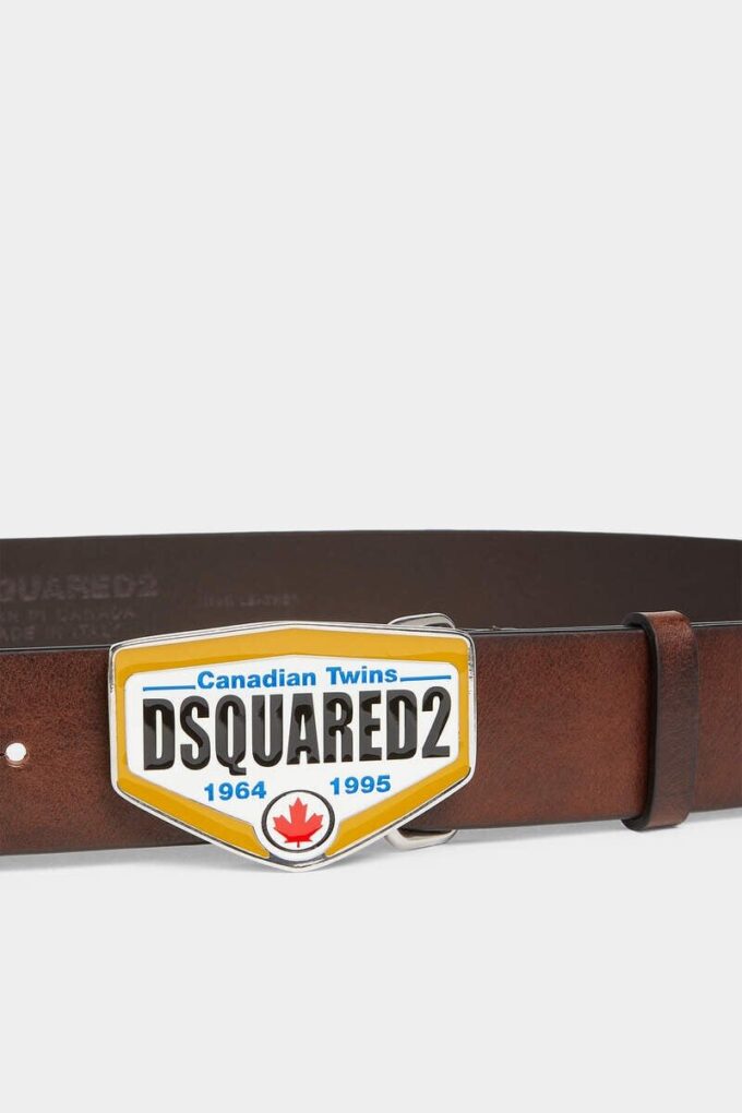 Ceinture avec plaque logo Dsquared2