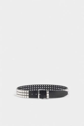Ceinture à boucle cloutée