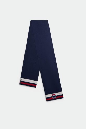 Écharpe tricotée Dsquared2 à motif feuille d&rsquo;érable