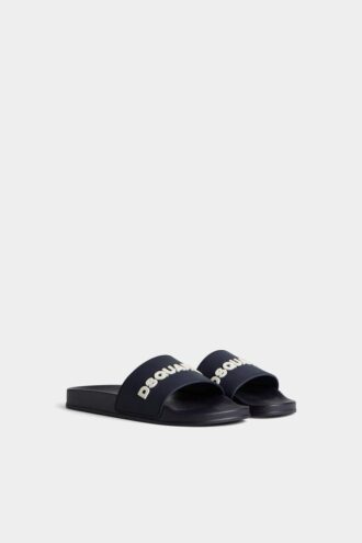 Chaussures de plage avec logo Dsquared2