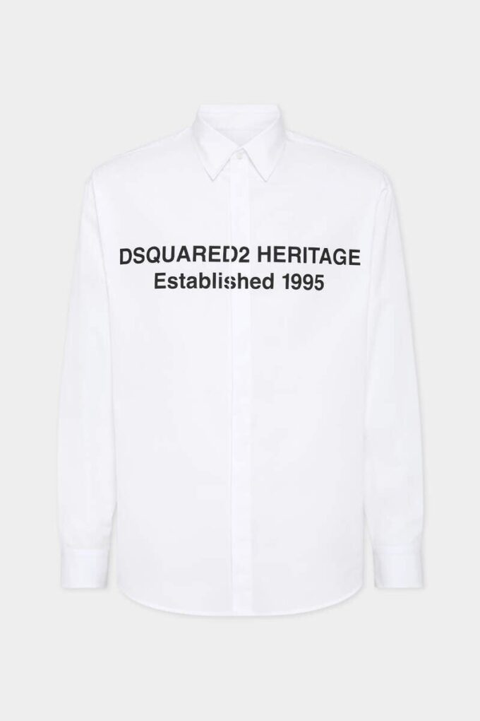 Chemise avec logo Heritage imprimé Chemise avec logo Heritage imprimé