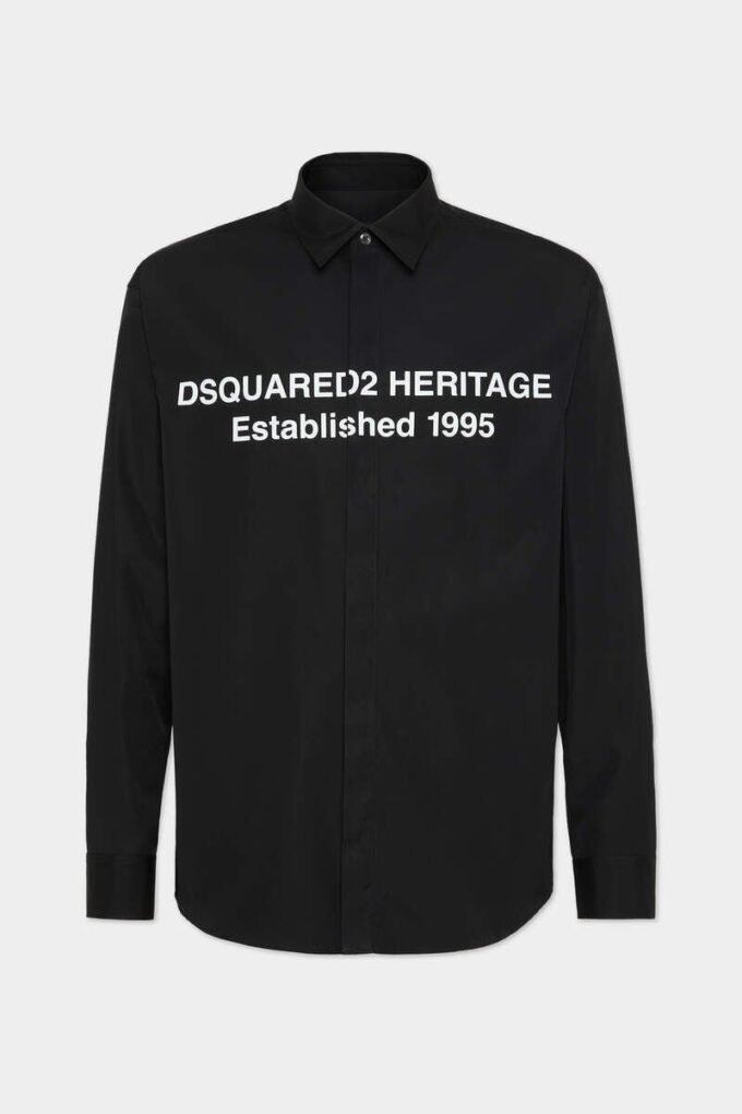 Chemise avec logo Heritage imprimé Chemise avec logo Heritage imprimé