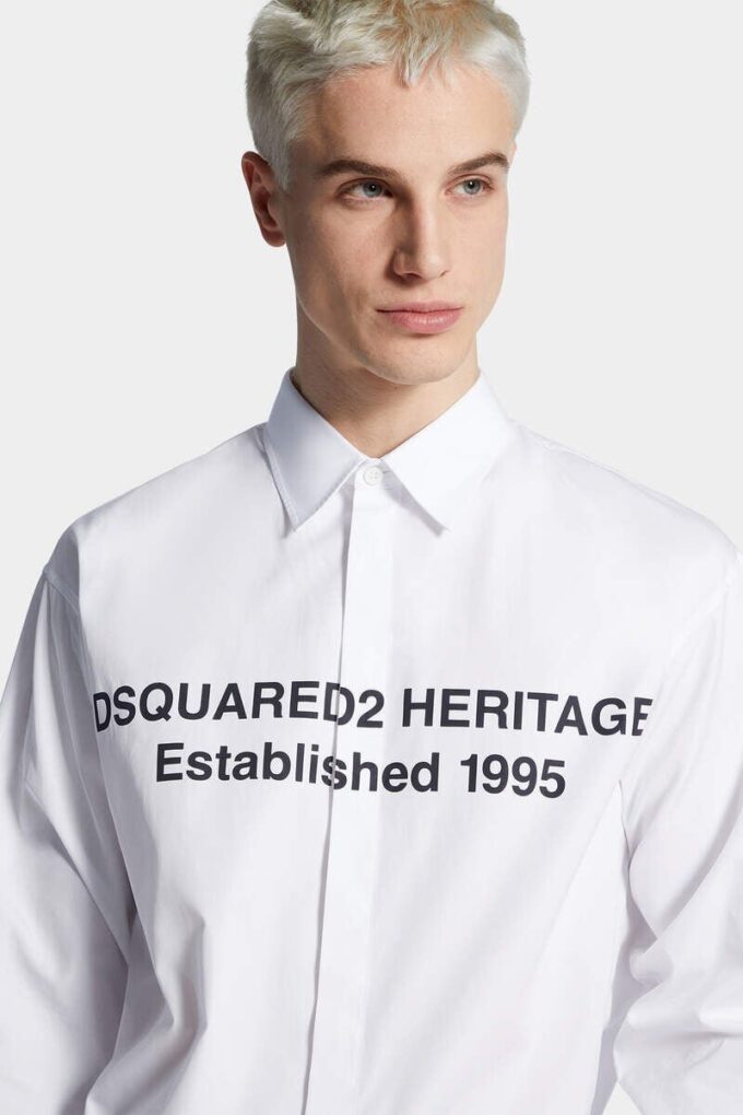 Chemise avec logo Heritage imprimé Chemise avec logo Heritage imprimé