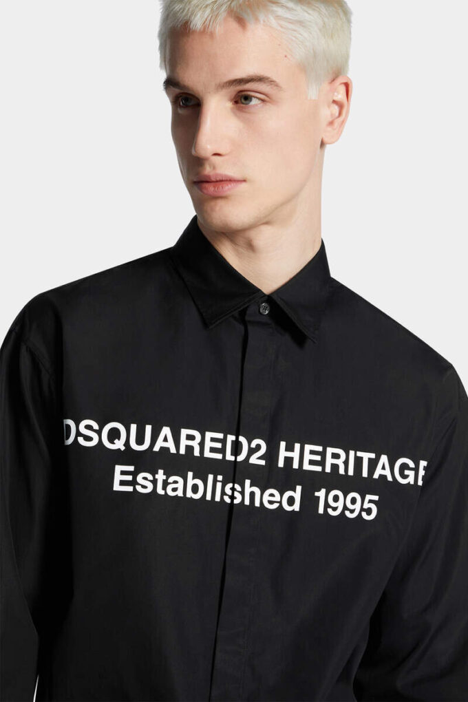 Chemise avec logo Heritage imprimé Chemise avec logo Heritage imprimé