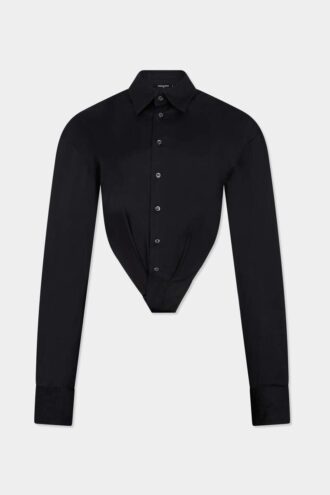 Chemise à découpe profonde