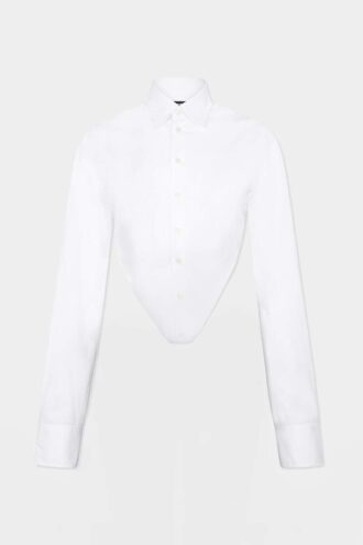 Chemise à découpe profonde