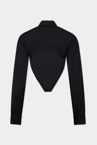 Chemise à découpe profonde