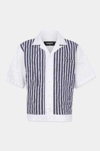 Chemise de bowling froissée