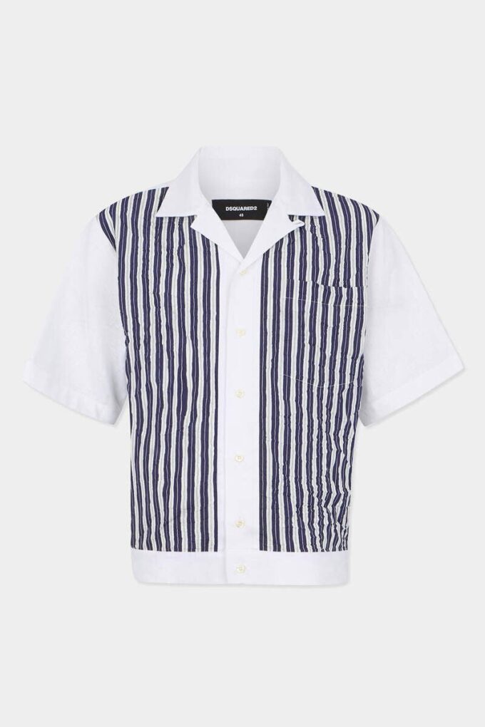 Chemise de bowling froissée Chemise de bowling froissée