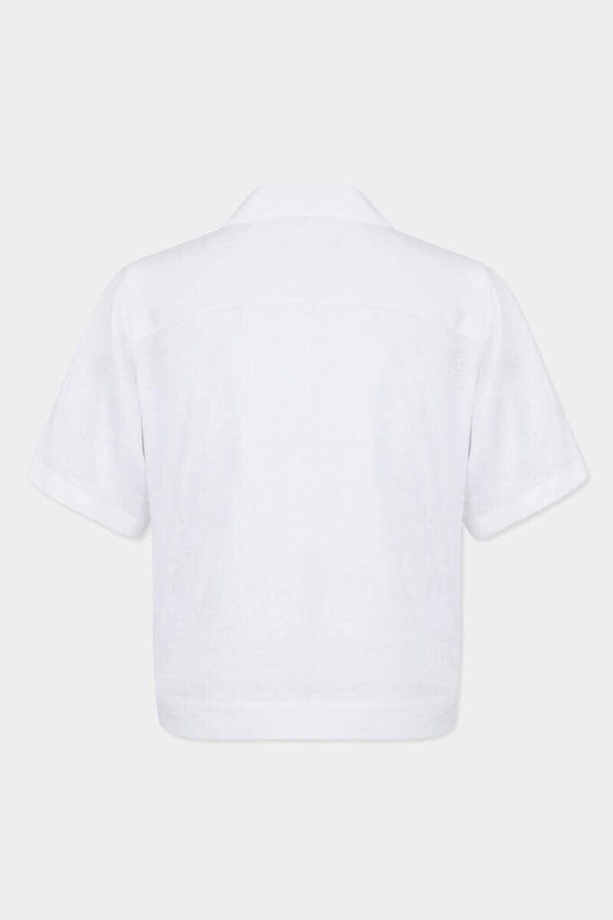 Chemise de bowling froissée Chemise de bowling froissée