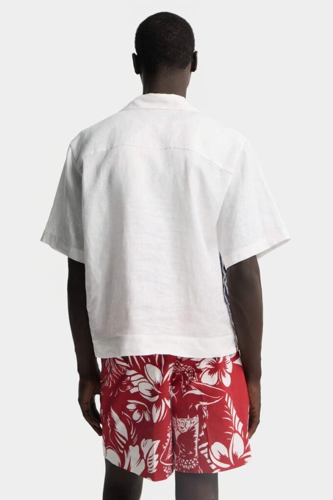 Chemise de bowling froissée Chemise de bowling froissée